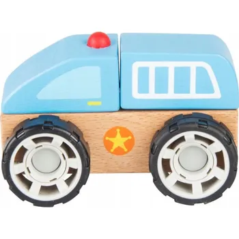 ostatní stavebnice IWOOD Dřevěné Stavebnice Policejní auto