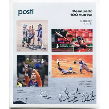 Poštovní známka Posti Finland (2022) MiNr. 2789 - 2792 (BL. 104) - Finsko - Baseball