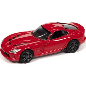 autíčko Dodge Viper SRT 2014 červená 1:64 - Johnny Lightning Dodge Viper 2014 - sběratelský model auta