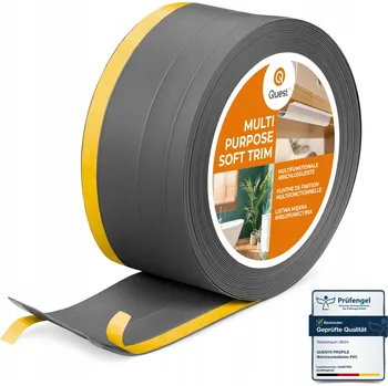 soklová lišta Lišta Quest PVC 1 x 120, délka 1500 cm, grafit