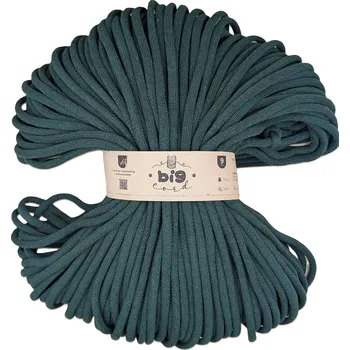 Příze VEĽKÁvlna VEL'KÁvlna bavlněná šňůra na háčkování 9mm Monstera