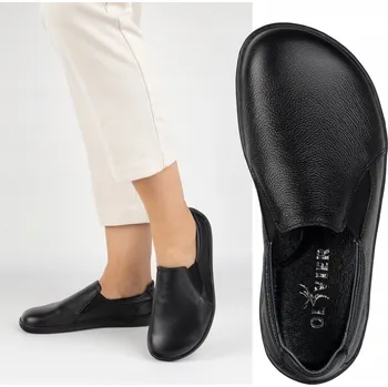 Dámské polobotky BAREFOOT Dámské minimalistické nazouváky 1308POL černé 42