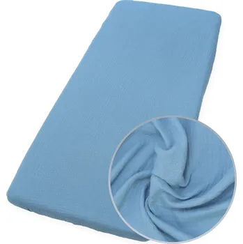 Prostěradlo PROSTĚRADLO S GUMOU DO PŘISTÝLKY MUŠELÍNOVÉ PREMIUM 90X50 cm Kerstin