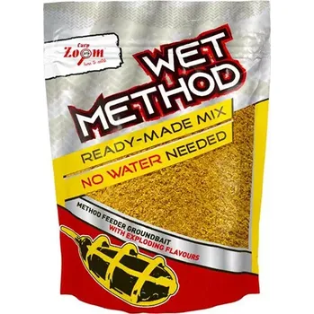 Návnadová surovina Carp Zoom Vlhčená směs Wet Method - 850 g/NBC-Ananas