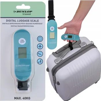 Kuchyňská váha Váha na zavazadla Dunlop DIGITÁLNÍ VÁHA NA ZAVAZADLA Modrá 30-40 kg