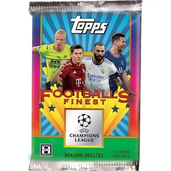Karetní hra 2021/22 Topps UEFA Champions League Finest Flashbacks Soccer Hobby Balíček