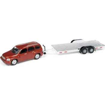 autíčko Chevrolet HHR Daytona 2006 & přívěs 1:64 - Johnny Lightning Chevrolet HHR + přívěs - sběratelský model autá 1/64