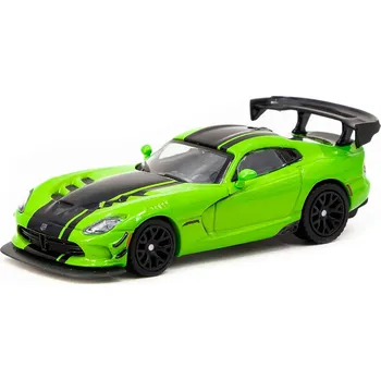 autíčko Dodge Viper ACR Extreme zelený 1:64 - TARMAC Models Dodge Viper ACR - kovový model auta 1/64