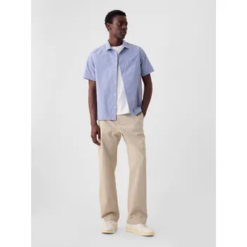 Pánské kalhoty GAP Kalhoty modern khaki ‘90s loose - Pánské GAP šedá 2266227