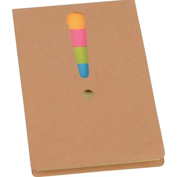 Samolepící bloček Lepicí poznámky X-MARK, hnědá