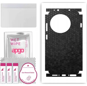 Pouzdro na mobilní telefon Fólie na zadní stranu + boky pro Oneplus Ace 5 - Medová Plástev Černá