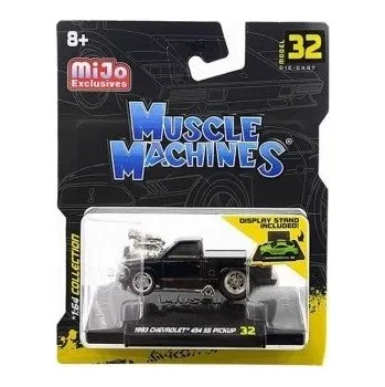 autíčko Chevrolet 454 SS Pick-Up 32 1993 1:64 - Maisto Chevrolet 454 SS Pick Up - kovový model 1/64