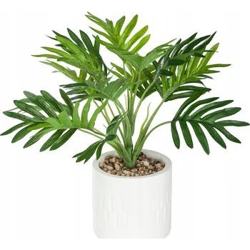 umělá květina UMĚLÁ PALMA v květináči ETNIK, 29 cm VÁZIČKA