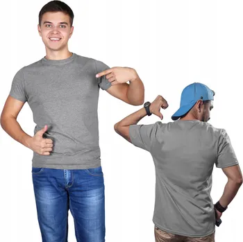 Pracovní tričko Magros Bavlněné tričko 160 g/m2 Šedé Bavlněné M