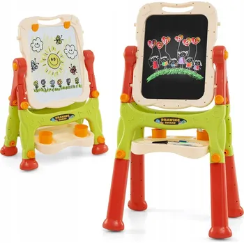 Křídová tabule, magnetická, stíratelná za sucha Costway 61 x 107 cm