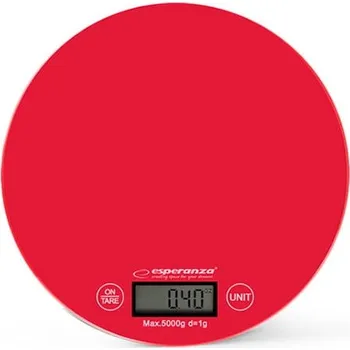 Kuchyňská váha Kuchyňská váha Esperanza červená, váživost 5 kg