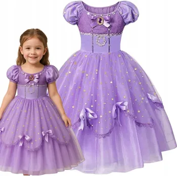 Karnevalový kostým ŠATY KOSTÝM PRINCEZNA SOFIE JEJÍ VÝSOST SOFIE KARNEVAL 140 146