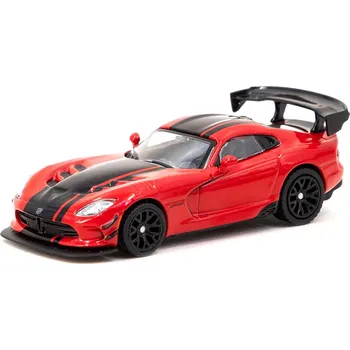 autíčko Dodge Viper ACR Extreme červený 1:64 - TARMAC Models Dodge Viper ACR - kovový model auta 1/64