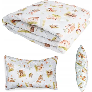 Polštář KOMPLET 160x200+50x70 PŘIKRÝVKA+POLŠTÁŘ NA LÉTO PRO DÍTĚ PIKOVANÝ-POLSKÝ