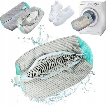 Sáček na praní obuvi se zipem, síťka do pračky na praní bot