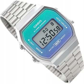 Hodinky HODINKY CASIO A168WER-2AEF VINTAGE OMBRE STŘÍBRNÉ
