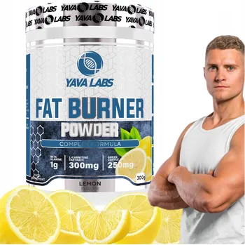 Spalovač tuku Víceúčelový prášek yava labs Fat Burner Yava Labs Spalovač tuku Citron citronová příchuť 300 g