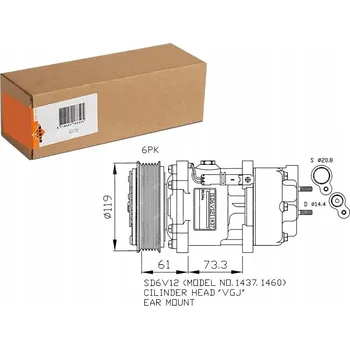 Kompresor klimatizace NRF 32217G Kompresor klimatizace