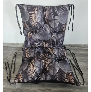 Podsedák Zahradní prošívaný podsedák na židli s opěrkou OSCAR vzor 139 50x50x50 cm Mybesthome