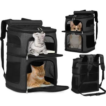 přepravka pro zvíře Přepravka Batoh pro psa K&M šedý XXL 36 cm x 49 cm x 28 cm