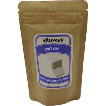 Křupavý sýr Ovčí 20g (Křupavý sýr do kapsy lyofilizovaný 100% sýr)