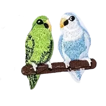 Nášivka Nažehlovací nášivka - ptáček IV (7,0 x 7,0 cm)