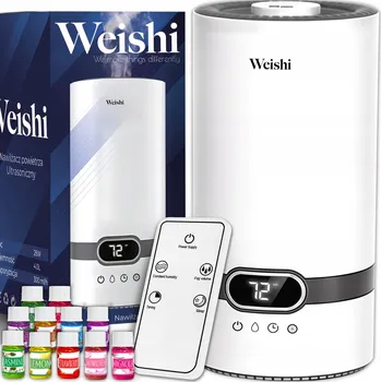 Zvlhčovač vzduchu Ultrazvukový zvlhčovač vzduchu Weishi 4000 ml s aromaterapií a ionizací
