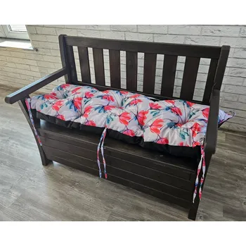 Podsedák Prošívané sezení na lavici WILSON vzor 132 různé rozměry, polstr na zahradní lavici - sedák Mybesthome Rozměr: 120x40 cm