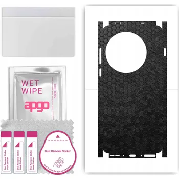 Pouzdro na mobilní telefon Fólie na zadní stranu a boky pro OnePlus 13 - Vzor Medová Plástev, černá