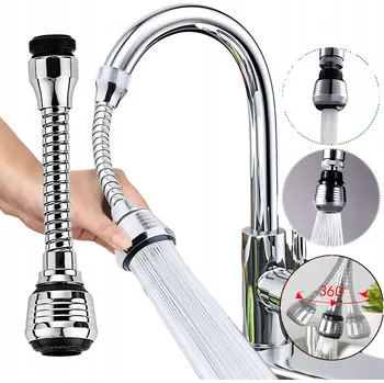 Vodovodní baterie Kuchyňská baterie Golpin PRODLOUŽENÍ KE KOHOUTKU BATERIE PERLÁTOR stříbrný