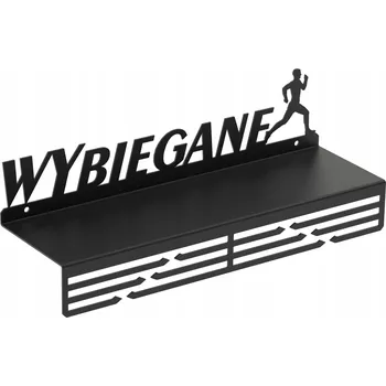 Věšák Věšák na medaile VYBĚHANÉ s poličkou na poháry