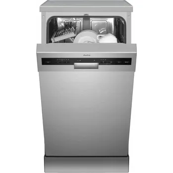 Myčka nádobí Volně stojící myčka nádobí Amica na 10 sad nádobí, stříbrná, 7 programů, poloviční náplň