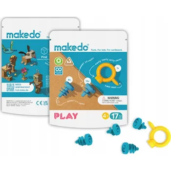ostatní stavebnice Sada nářadí pro DIY konstrukce Makedo - Play 17 dílů