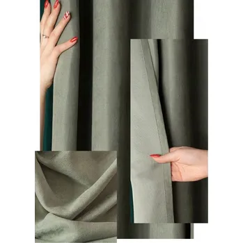 Obraz Závěs EFE Hladký VELUR Matný S našitou stuhou Wave pro vlnky š 100x230