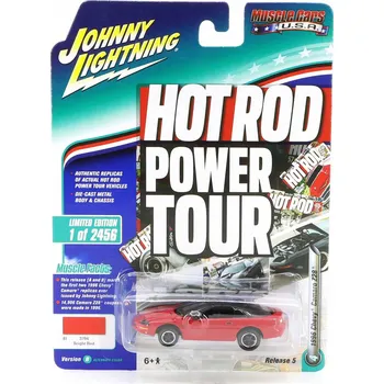 autíčko Chevrolet Camaro Z28 1996 červená 1:64 - Johnny Lightning Chevy Camaro Z28 - sběratelský model autá 1/64