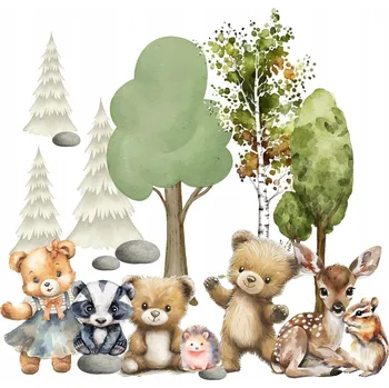 Samolepící dekorace Samolepky na zeď, nábytek, pastelové barvy, dětské, do pokoje – XXL sada