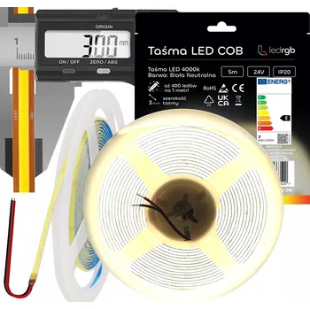 LED páska LED pásek ledrgb 5m 4000K bílá neutrální ultra tenký 3mm