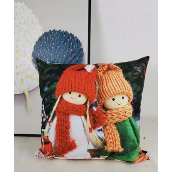 Povlak na dekorativní polštářek Dekorační povlak na polštář 40x40 cm Vánoční