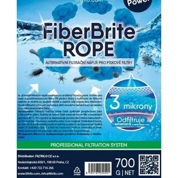 Bazénová filtrace Filtrační kuličky FiberBrite ROPE Ag+ Power pes 50mm, 700g