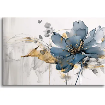 Obraz Obrazy na plátně na zeď do obýváku Abstraktní obraz Květ Glamour 60x90