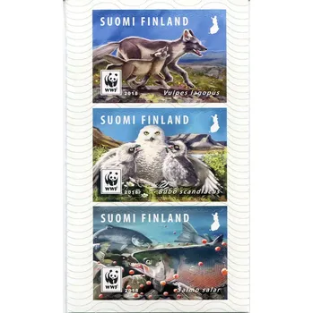 Poštovní známka Posti Finland (2018) MiNr. 2563 - 2565 HB ** - Finsko - EUROPA, WWF II.