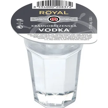 Vodka Palírna U Zeleného stromu, Starorežná Prostějov a.s. Panák vodka Royal 0,04l 37.5% Palírna