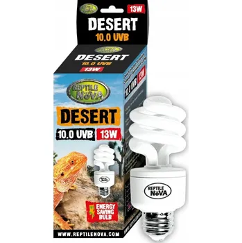 Osvětlení do terária Reptile Nova 10.0 Desert 13W UVB žárovka do terária