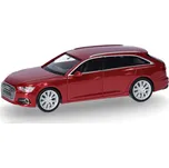 Audi A6 Avant červená 1:87 - Herpa Audi A6 Avant - model auta 1/87