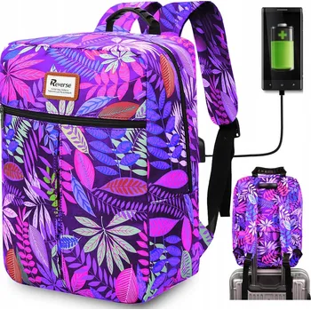 Městský batoh Cestovní taška Reverse 2061purple